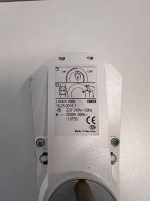 White Mechanical Timer Switch with Purple Dial