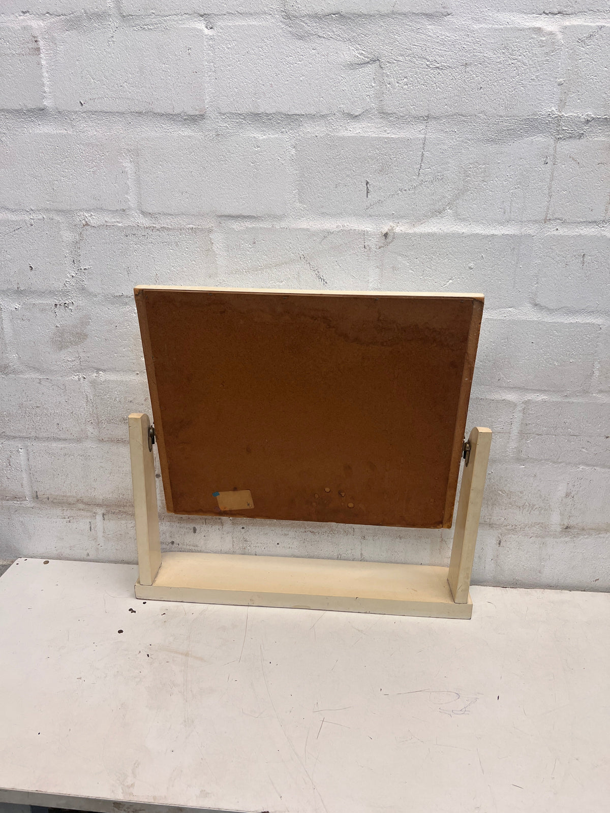 White Small Swing Mirror