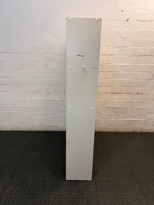 White Twelve-Cube Shelving Unit — Visible Surface Wear and Chipping on Shelves