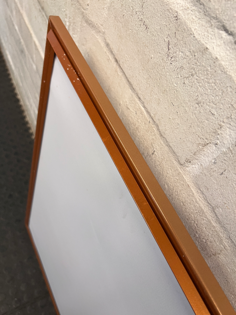 Wood-Toned Rectangular Picture Frame