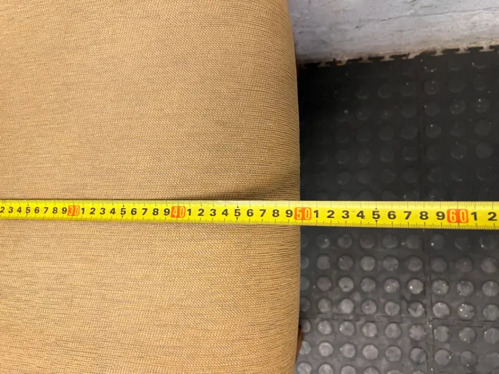 Wooden Armchair with Fabric Upholstery — Visible Surface Wear and A - 2ndhandwarehouse.com