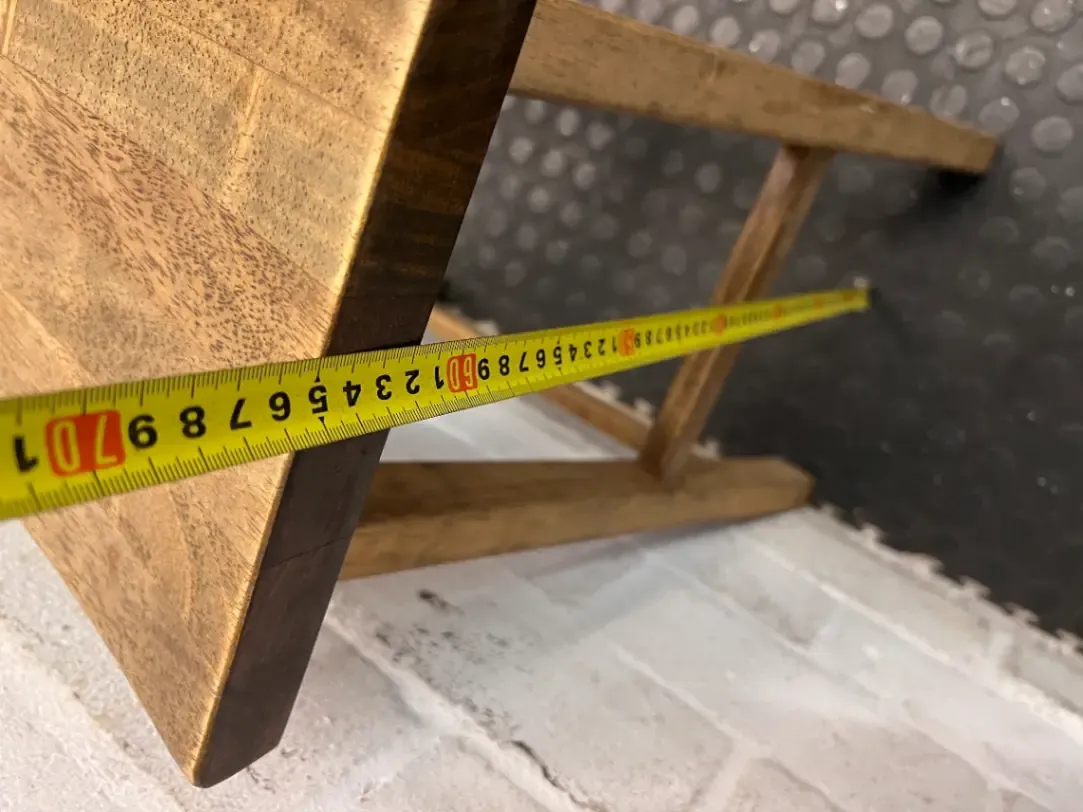 Wooden Saddle Style Bar Stool — Clean Pre-owned Condition - 2ndhandwarehouse.com