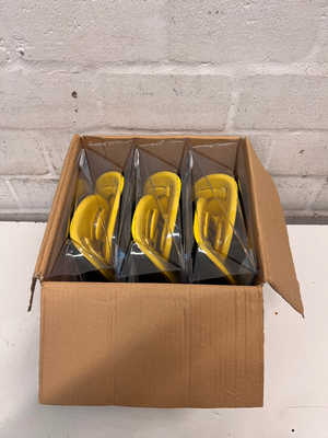 Yellow Easi Go Smiley Face Seatbelt Adjuster — Unused in Original Unopened Packaging