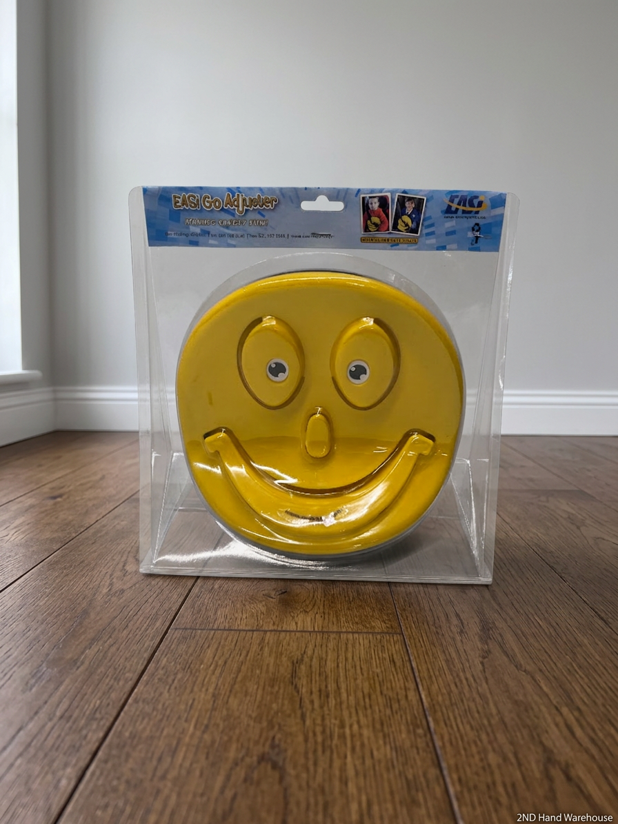 Yellow Easi Go Smiley Face Seatbelt Adjuster — Unused in Original Unopened Packaging
