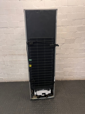 Silver Defy Top Freezer Fridge — Working Well; Well Used Exterior – condition detail