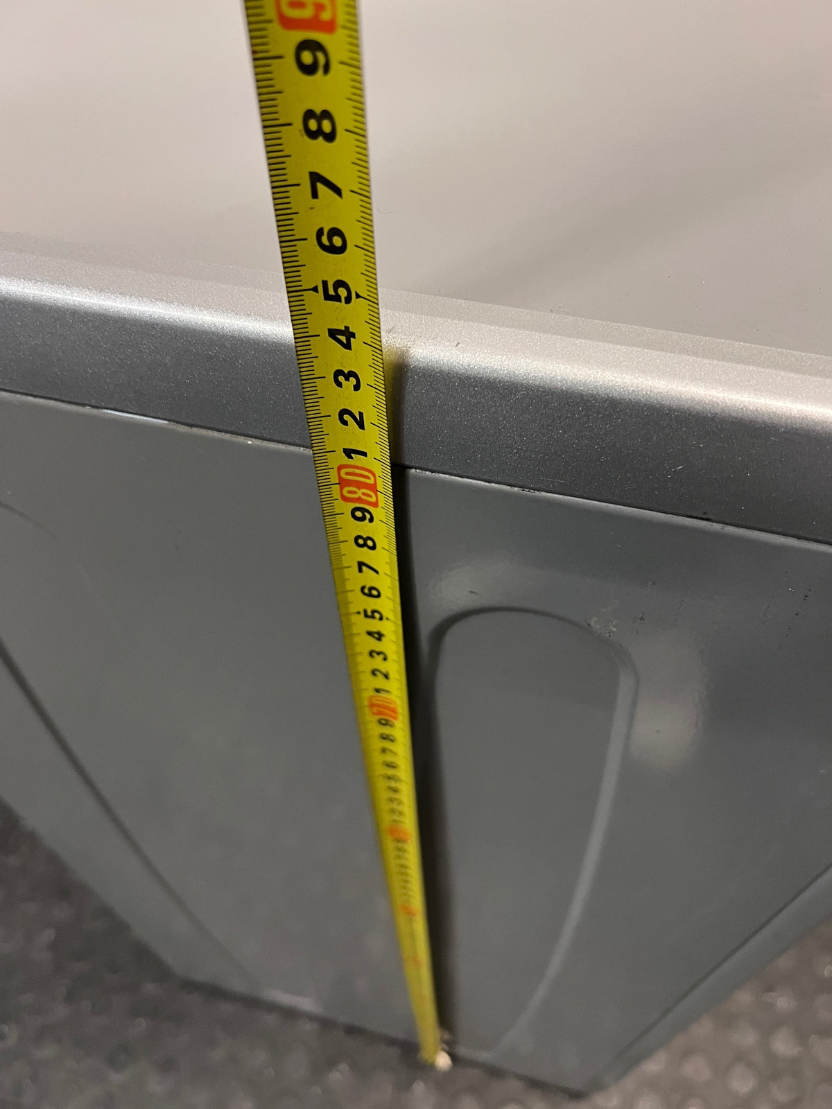 Defy Automaid 600 Front Loader Washing Machine in Grey — Does Not Spin – height measurement