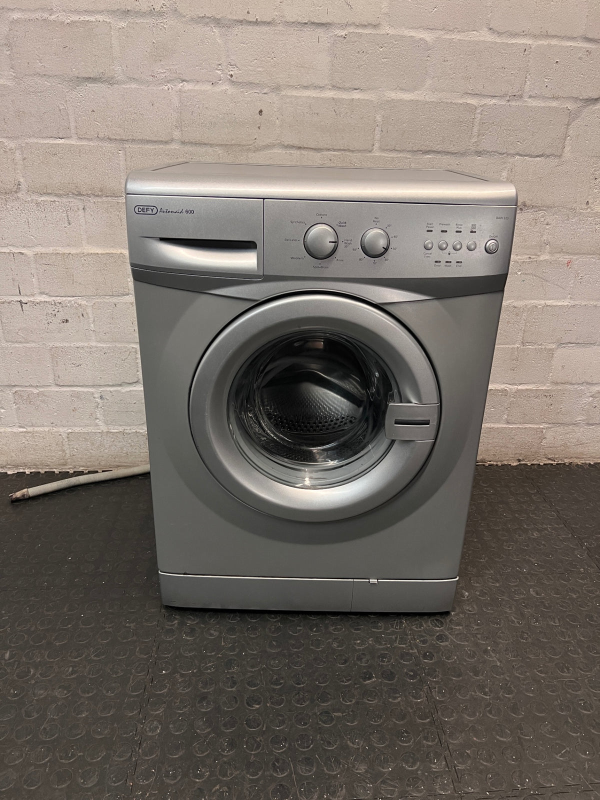 Defy Automaid 600 Front Loader Washing Machine in Grey — Does Not Spin – main front view