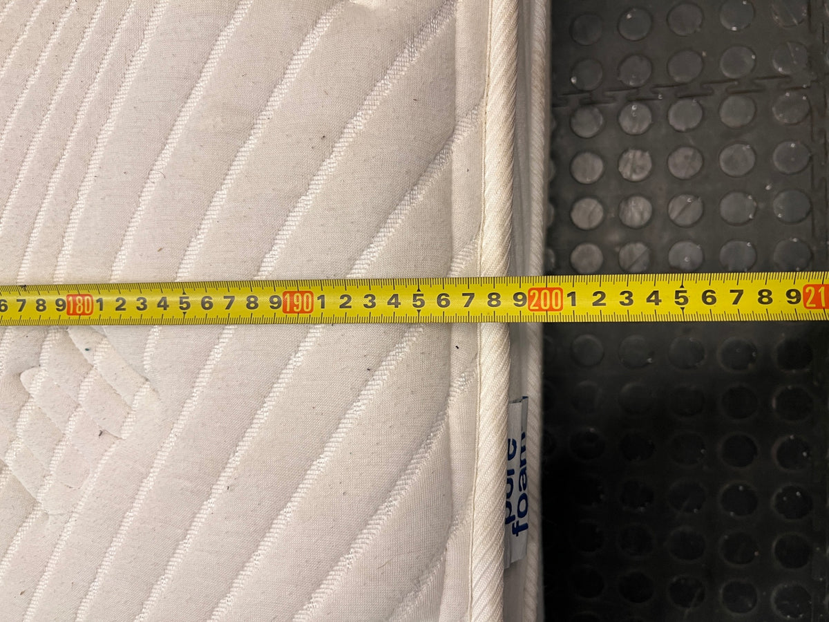 Comfort Solutions Renoir Queen Mattress — Surface Staining on Top Fabric – depth measurement