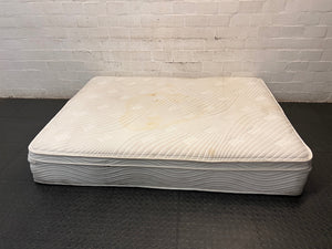 Comfort Solutions Renoir Queen Mattress — Surface Staining on Top Fabric – side view