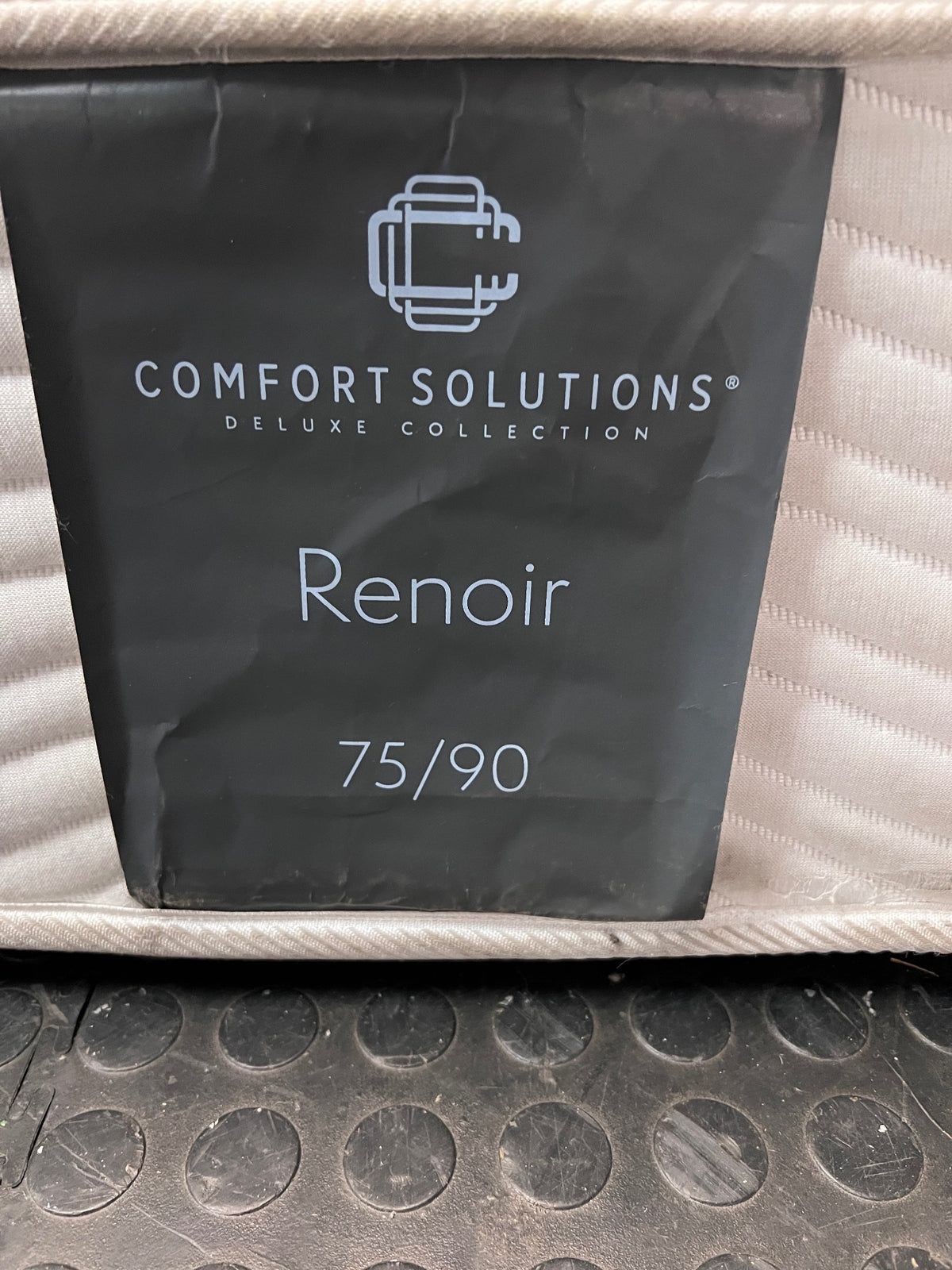 Comfort Solutions Renoir Queen Mattress — Surface Staining on Top Fabric – top view