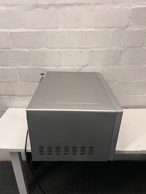 AEG Silver Countertop Microwave — Good Working Order – top view