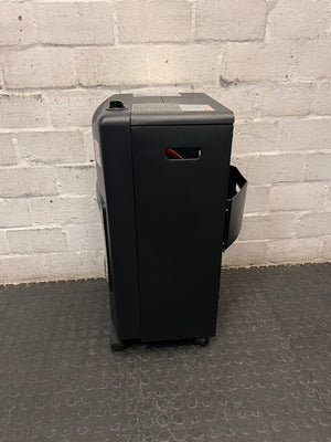Goldair Portable Black 3-Panel Gas Heater — Good Working Order – side view