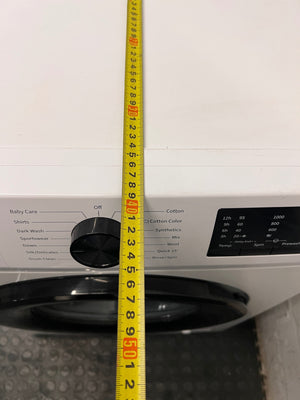 Hisense 6kg Front-Loader Washing Machine in White — Good Working Order; Well Used – depth measurement