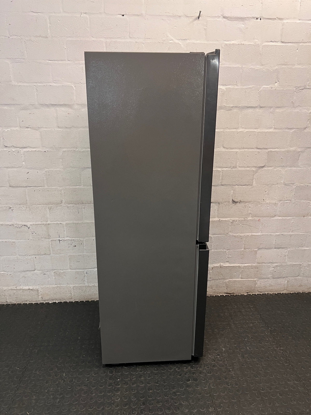 Hisense Grey Fridge Freezer with Water Dispenser — Good Working Order – top view