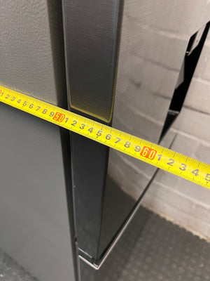 Hisense Grey Fridge Freezer with Water Dispenser — Good Working Order – width measurement