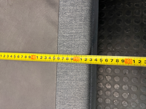 Queen Size Upholstered Fabric Bed Base — Well Used Condition – width measurement