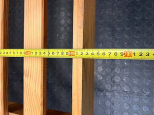 Double Slatted Wooden Bed Frame — Good Working Order – width measurement