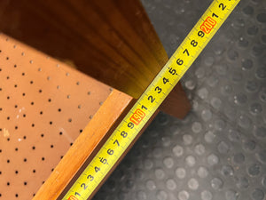 Single Pine Bed Frame with Slatted Headboard — Used; Fair Condition – depth measurement