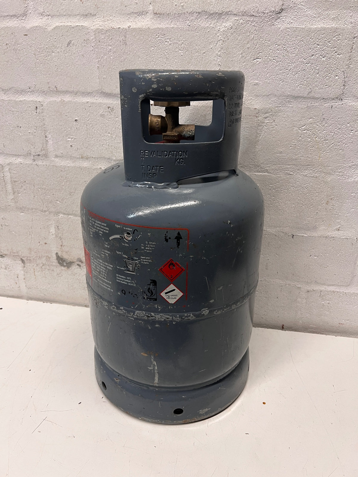 9kg Afrox Handigas LPG Cylinder – top view