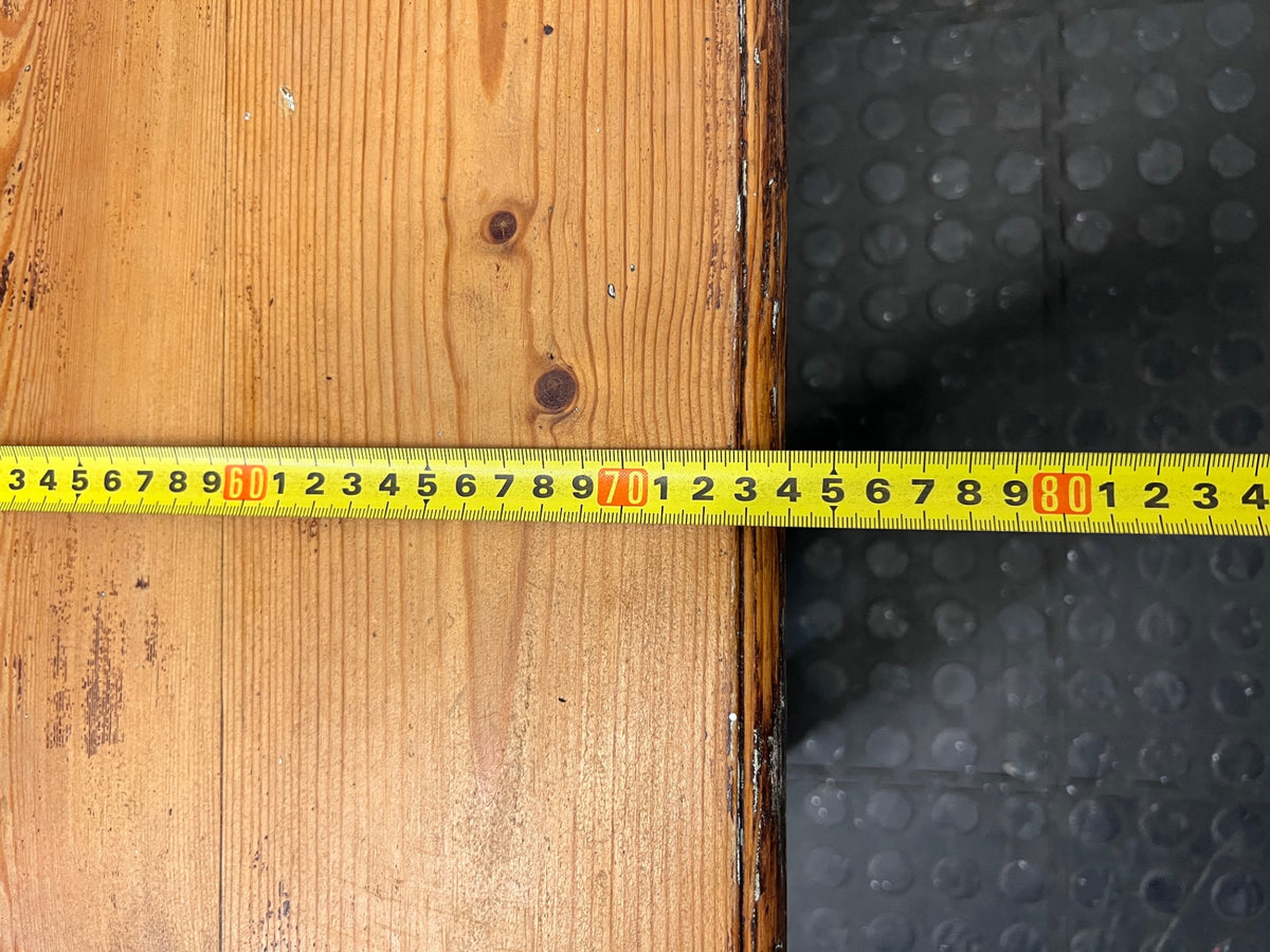 Two-Tone Wooden Coffee Table with Drawer — Fair Used Condition – depth measurement