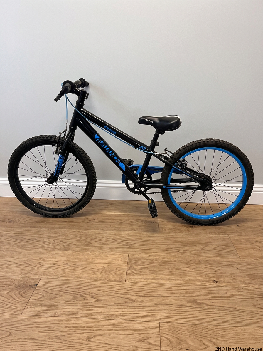 20 Inch Avalanche Mountain Bike in Black and Blue — Good Condition with Fair Wear – styled product image