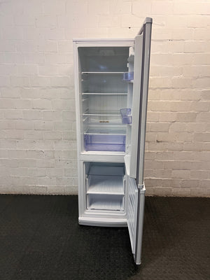 Defy White Upright Fridge-Freezer — Working Fridge with Non-Functional Interior Light – side view
