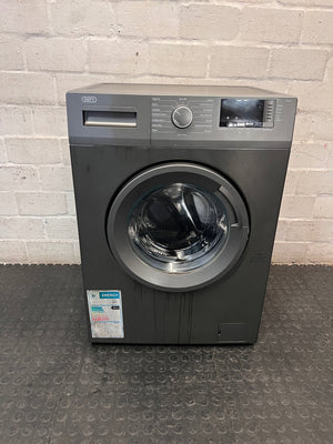 Defy Front Loader Washing Machine in Grey — Worn Inner Rubber Seal – main front view