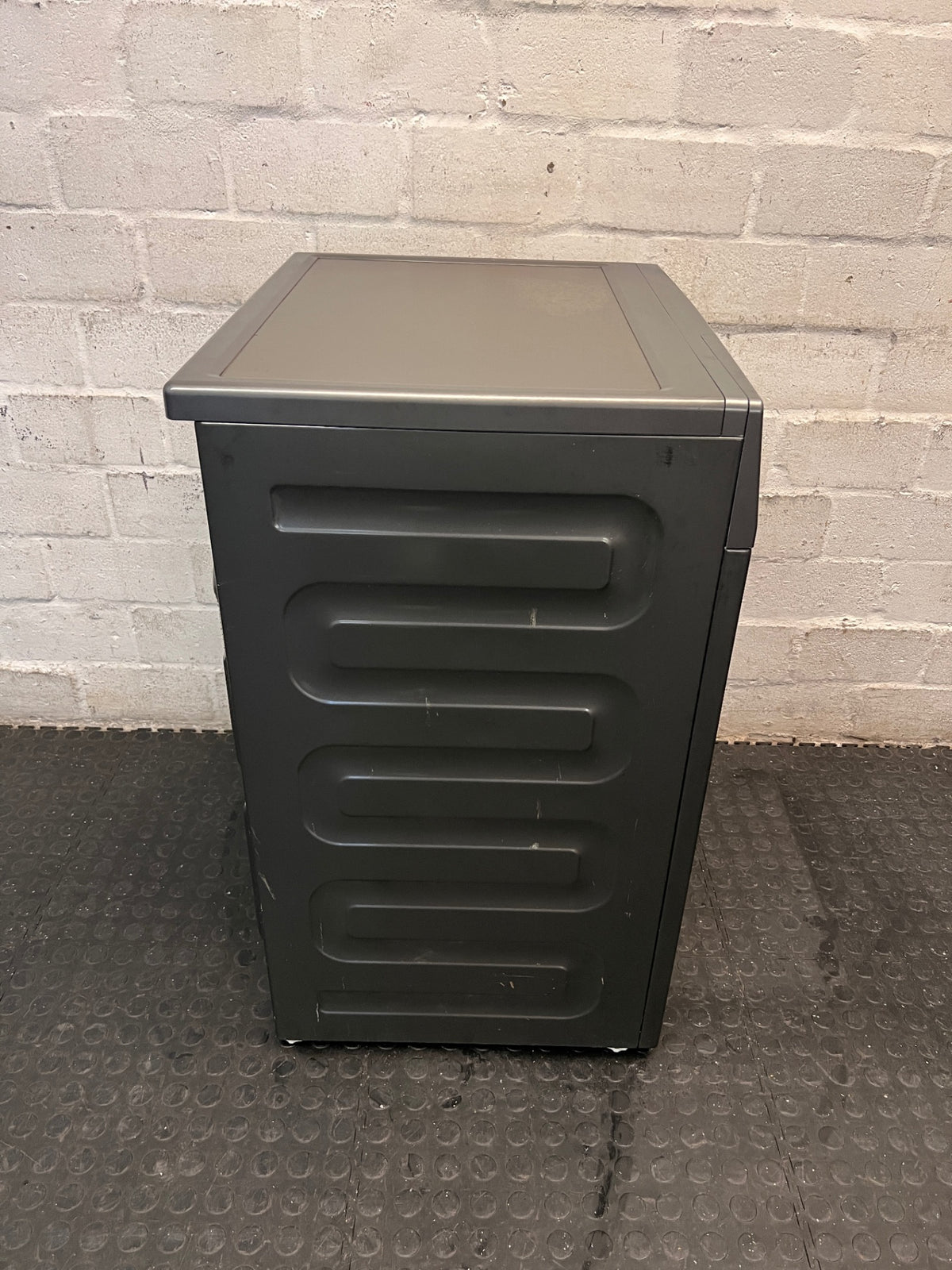 Defy Front Loader Washing Machine in Grey — Worn Inner Rubber Seal – top view
