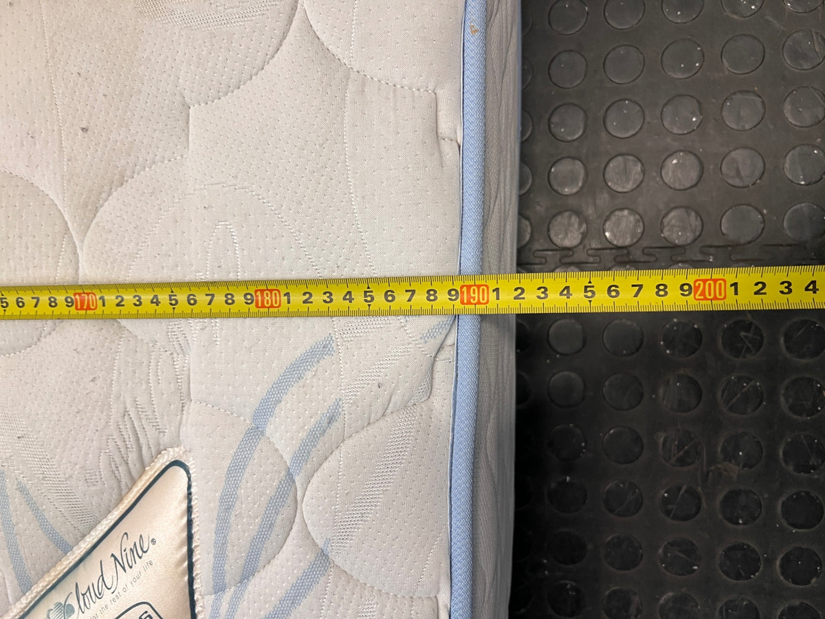 Cloud Nine Dream-Aire Double Mattress – depth measurement