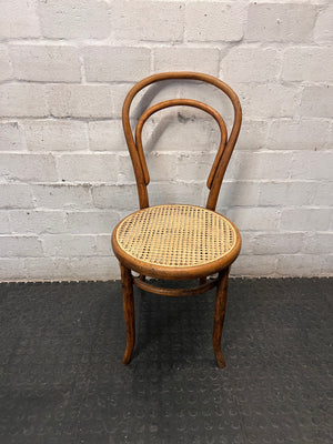Bentwood Style Dining Chair with Riempie Seat – main front view
