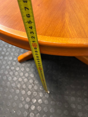 Oval Starburst Veneer Coffee Table – height measurement