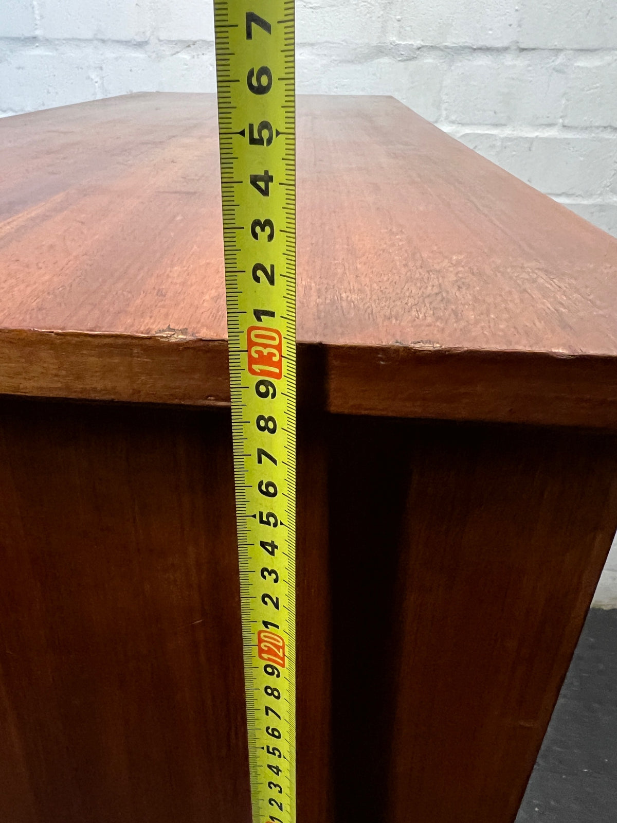 Classic Wooden Double Door Storage Cabinet with Drawers – height measurement
