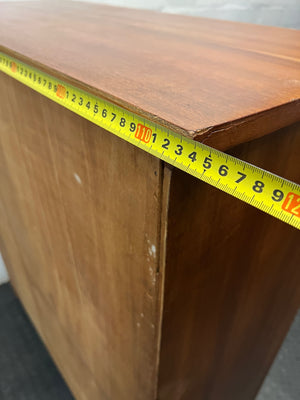 Classic Wooden Double Door Storage Cabinet with Drawers – width measurement