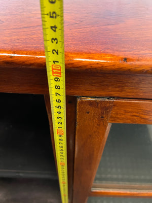 Wooden Display Cabinet with Glass Sliding Doors – height measurement