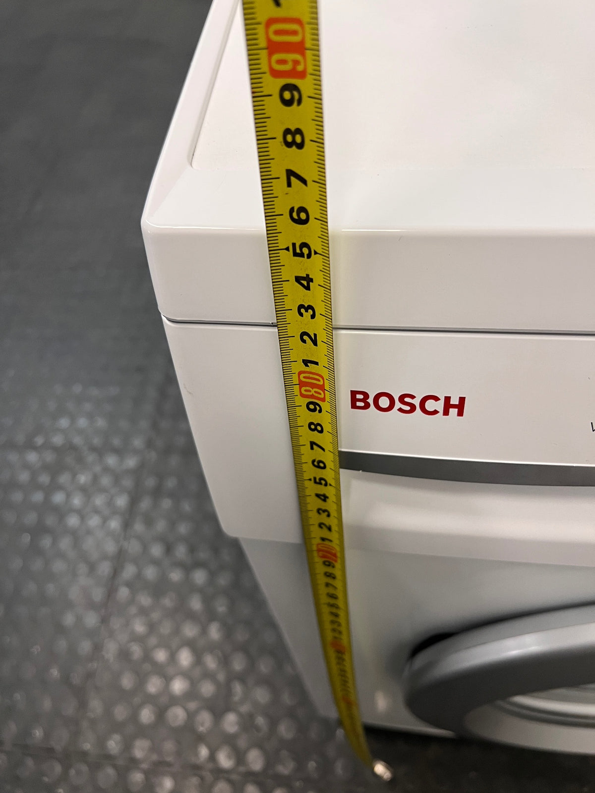 Bosch Maxx VarioPerfect Front Loader Washing Machine — Good Working Order – height measurement