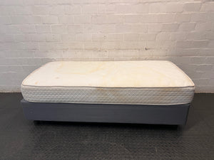 Dunlopillo Single Base Set — Used Condition – top view