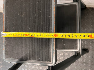 Strand 2-Step Folding Metal Ladder with Handrail — Well Used with Visible Wear – depth measurement