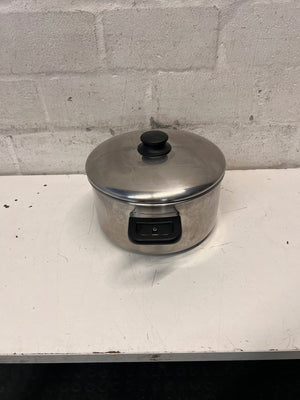 Stainless Steel Cooking Pot with Lid — Fair Condition – condition detail