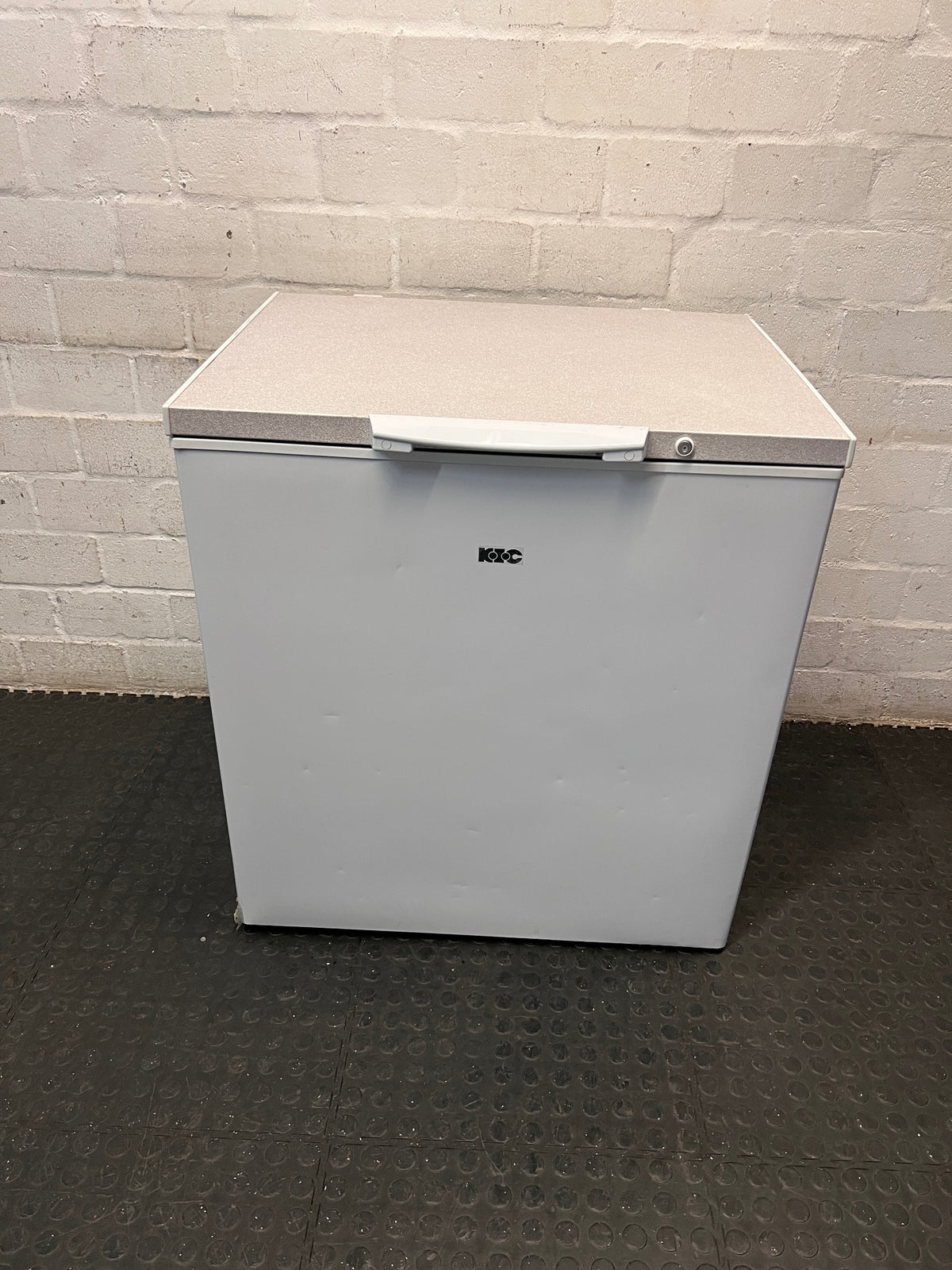 KIC 207-Litre White Chest Freezer — Working Well and Clean – main front view