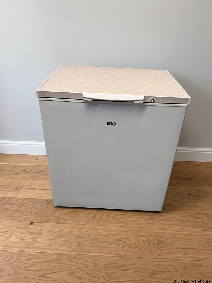 KIC 207-Litre White Chest Freezer — Working Well and Clean – styled product image