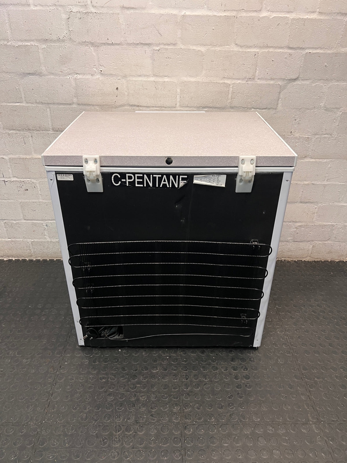 KIC 207-Litre White Chest Freezer — Working Well and Clean – top view