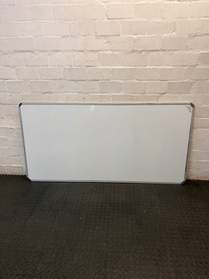 Large Aluminium Framed Whiteboard – side view