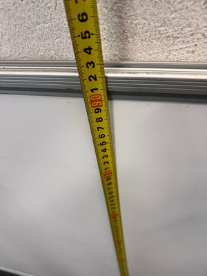 Large Wall-Mounted Magnetic Whiteboard with Aluminium Frame – height measurement