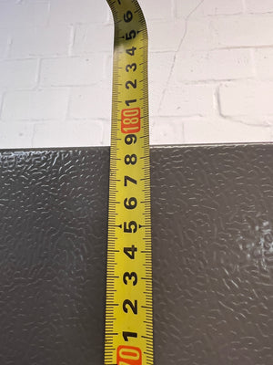 Bosch Slimline Silver Fridge Freezer — Working Well with Cosmetic Dings – height measurement