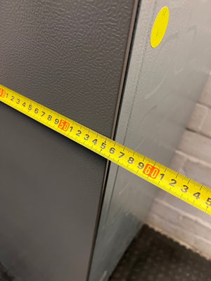 Bosch Slimline Silver Fridge Freezer — Working Well with Cosmetic Dings – width measurement