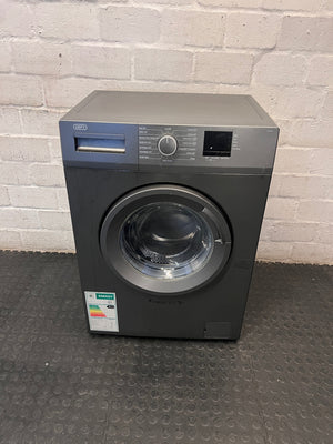 Defy 5kg Front Loader Washing Machine in Grey — Good Working Order – main front view
