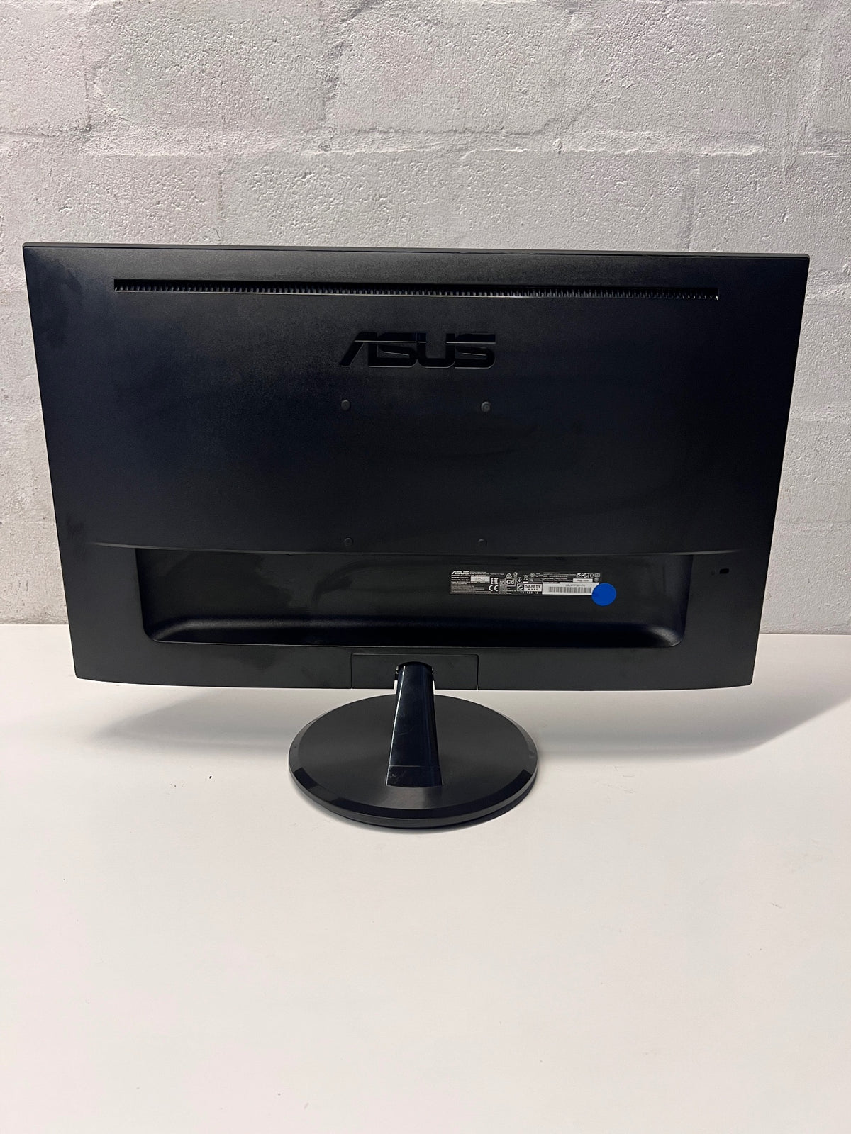 Asus Widescreen Computer Monitor with Circular Stand — Good Working Order – back view