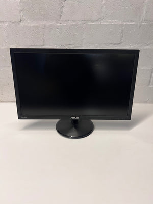 Asus Widescreen Computer Monitor with Circular Stand — Good Working Order – condition detail