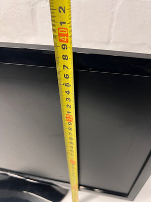 Samsung Glossy Black Computer Monitor — Working Monitor Missing Power Adapter – height measurement