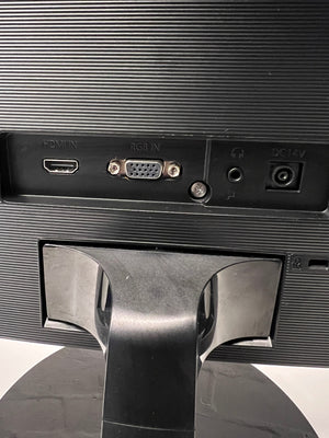 Samsung Curved Computer Monitor with Circular Stand — No Power Adapter Included – back view